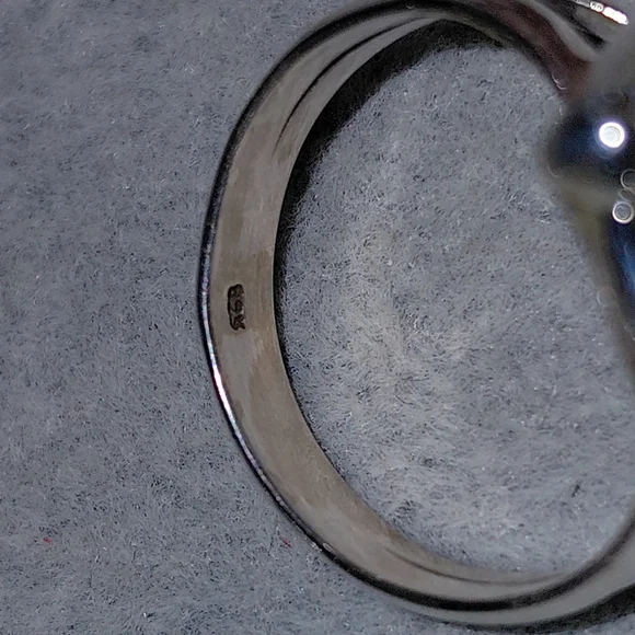 Wild Horse Jasper Horn Shaped Silver Statement Ring - Picture 13 of 15